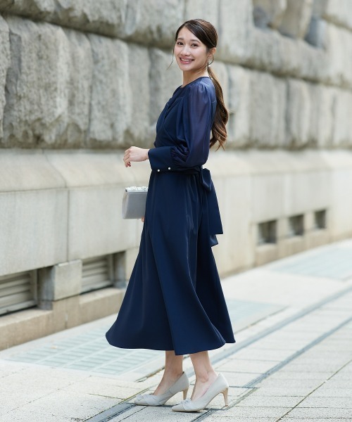 Jolie et Jolie（ジョリー エ ジョリー） ドレス カシュクールウエスト