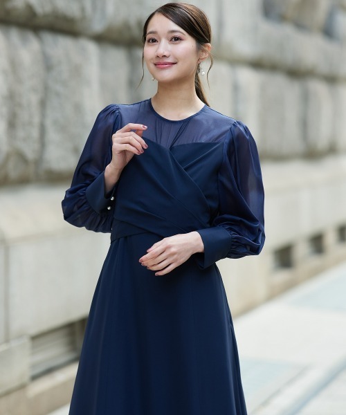 Jolie et Jolie（ジョリー エ ジョリー） ドレス カシュクールウエスト
