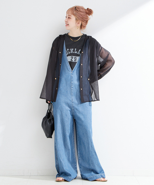 「B.C STOCK」 「Simplicite」ジャケット FREE ウッド レディース_画像2