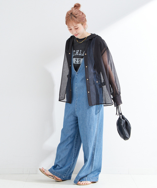 「B.C STOCK」 「Simplicite」ジャケット FREE ウッド レディース_画像3