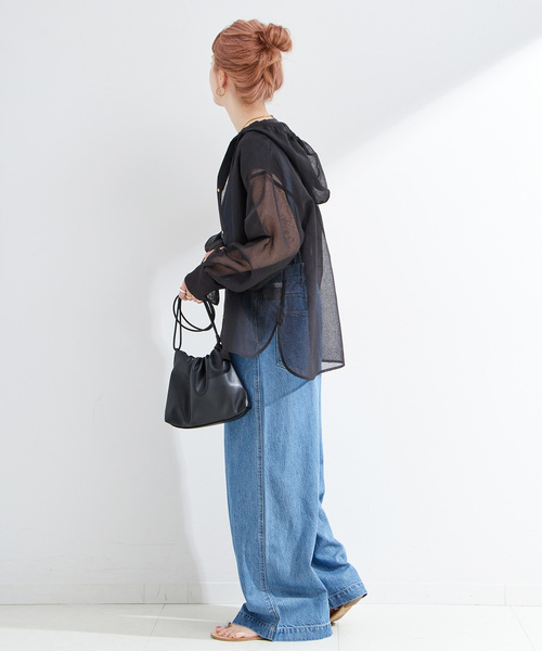 「B.C STOCK」 「Simplicite」ジャケット FREE ウッド レディース_画像4