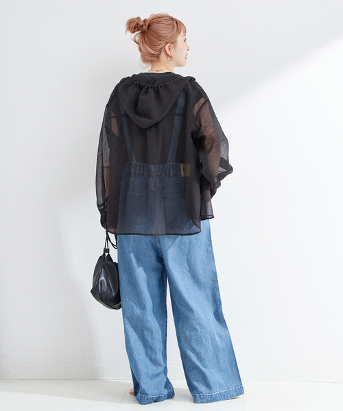 「B.C STOCK」 「Simplicite」ジャケット FREE ウッド レディース_画像6