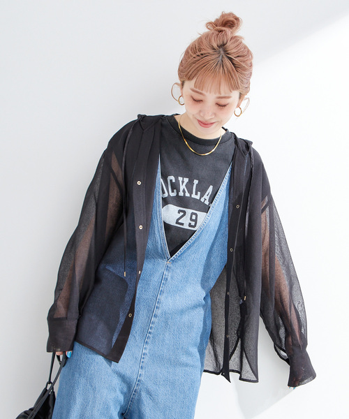 「B.C STOCK」 「Simplicite」ジャケット FREE ウッド レディース_画像7