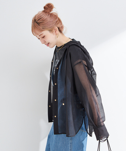 「B.C STOCK」 「Simplicite」ジャケット FREE ウッド レディース_画像9