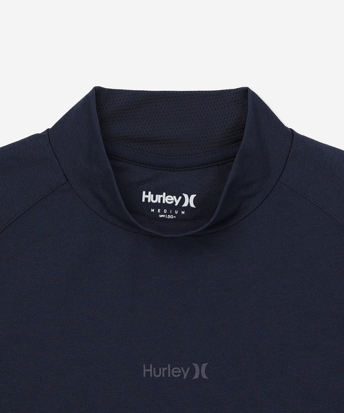 【新品未使用】HURLEY ハーレー　ゴルフウェア　速乾　tシャツ ブラック Hurley tシャツ 「Hurley/ハーレー」レディースモックネックT