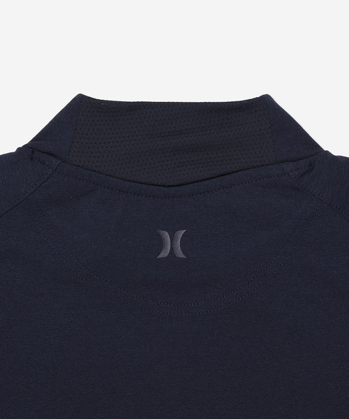 tシャツ 「Hurley/ハーレー」レディースモックネックTシャツ　吸汗速乾性　UPF50+　ゴルフ　ファントム　PHANTOM ICON BP SS Hurley tシャツ 「Hurley/ハーレー」レディースモックネックT