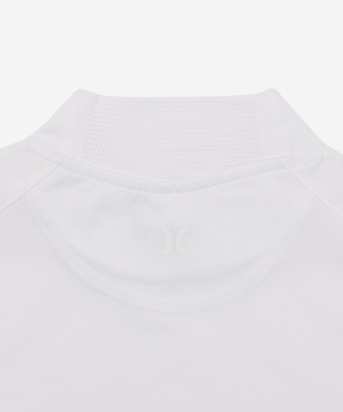 tシャツ 「Hurley/ハーレー」レディースモックネックTシャツ　吸汗速乾性　UPF50+　ゴルフ　ファントム　PHANTOM ICON BP SS Hurley tシャツ 「Hurley/ハーレー」レディースモックネックT