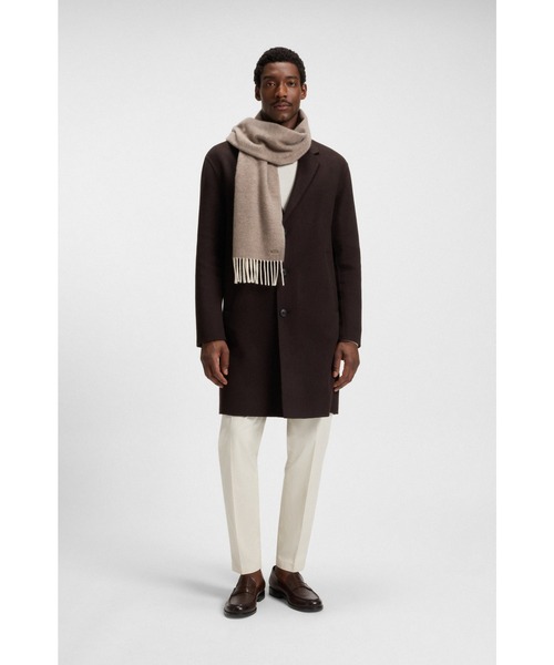 BOSS（HUGO BOSS） マフラー ダブルフェース カシミア メンズ