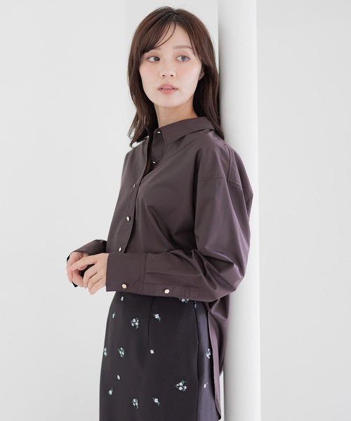 ブラウス シャツ キンボタンシャツ582688 レディース