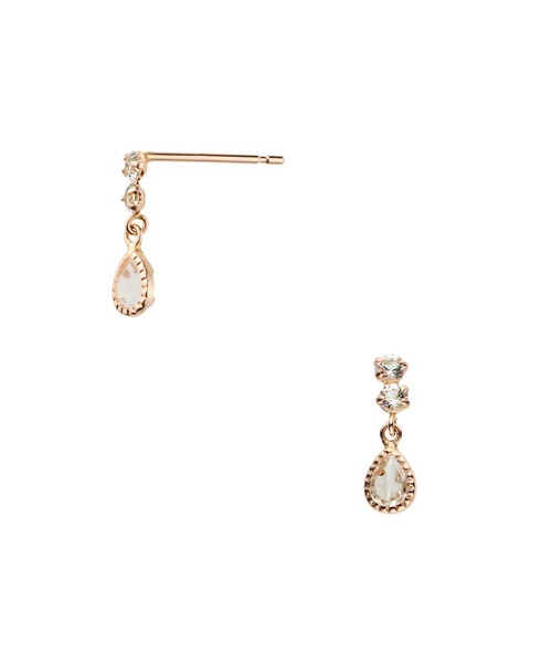 va vendome aoyama ピアス ホワイトトパーズ ピアス レディース