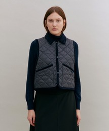 未使用に近い ラベンハム　ベスト CROPPED RAYDON GILET LAVENHAM（ラベンハム） ベスト ジレ Cropped Raydon Gilet Womens