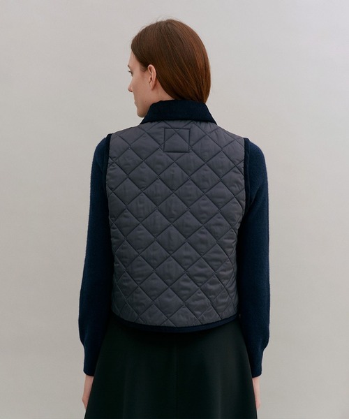 LAVENHAM（ラベンハム） ベスト ジレ Cropped Raydon Gilet Womens