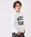 tシャツ キッズ 親子お揃いビックロゴロングT...の詳細画像4