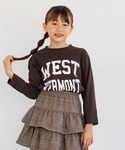 tシャツ キッズ 親子お揃いビックロゴロングT...の詳細画像5