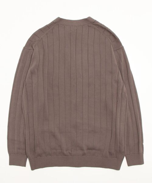 Steven Alan サドルショルダーカーディガン ブラウン LOOSE XL Steven Alan サドルショルダーカーディガン ブラウン LOOSE XL