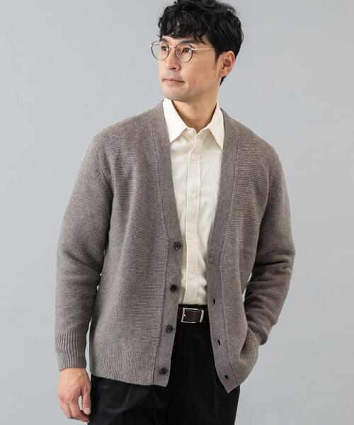 杏 です☆　Burberry 黒のVネックカーディガン ウール☆XL☆ Burberry EKD インターシャニット カーディガン | ブラック | FARFETCH JP