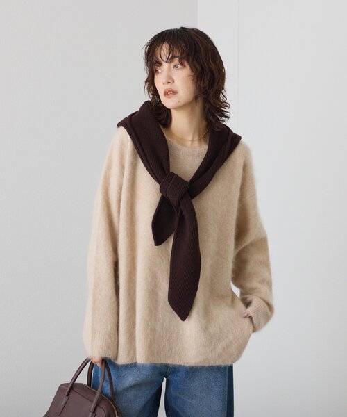 RIVE DROITE（リヴドロワ） ニット セーター 「ヘアリーな質感」起毛