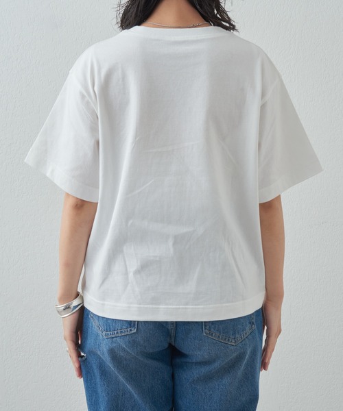 「MICKEY MOUSE」 半袖Tシャツ FREE オフホワイト レディース_画像8