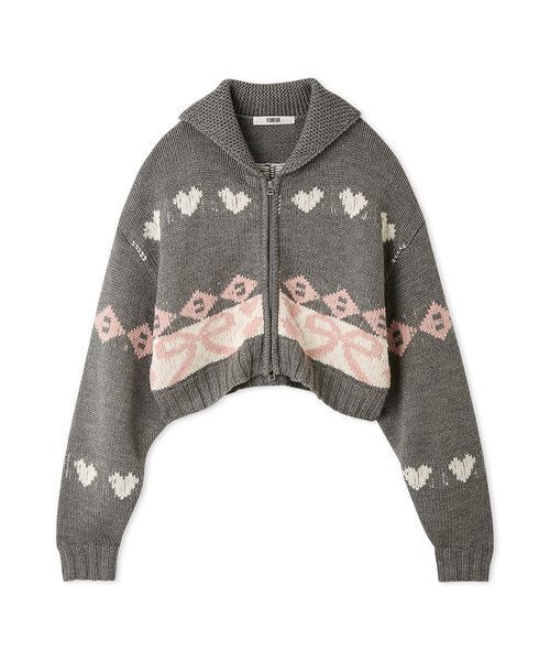 FURFUR（ファーファー） カーディガン リボンカウチンニット