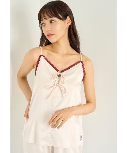 gelato pique（ジェラートピケ） パジャマ ルームウェア レースサテン