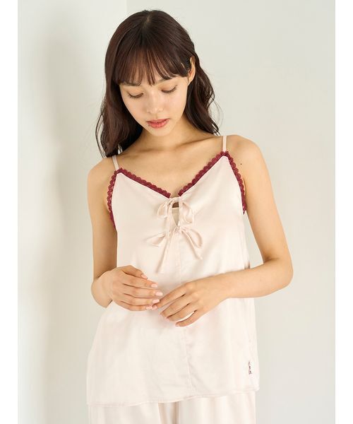 gelato pique（ジェラートピケ） パジャマ ルームウェア レースサテン