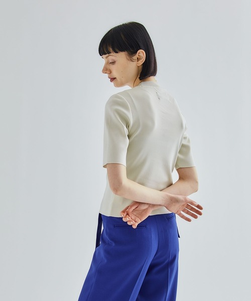 「UNITED TOKYO」 半袖ニット FREE ブラック レディース_画像4