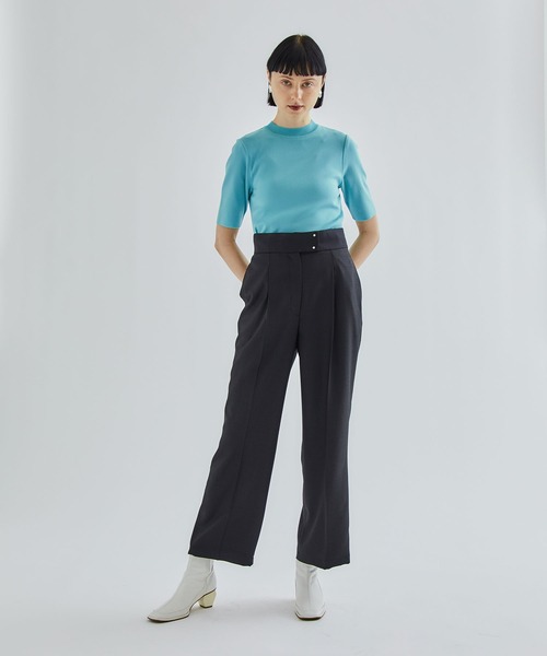 「UNITED TOKYO」 半袖ニット FREE ブラック レディース_画像9