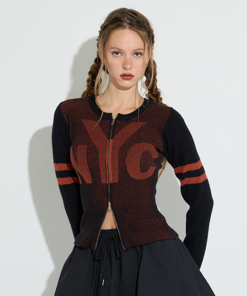 カーディガン ANNA SUI NYC / アナスイエヌワイシー NYCハイショクZIP