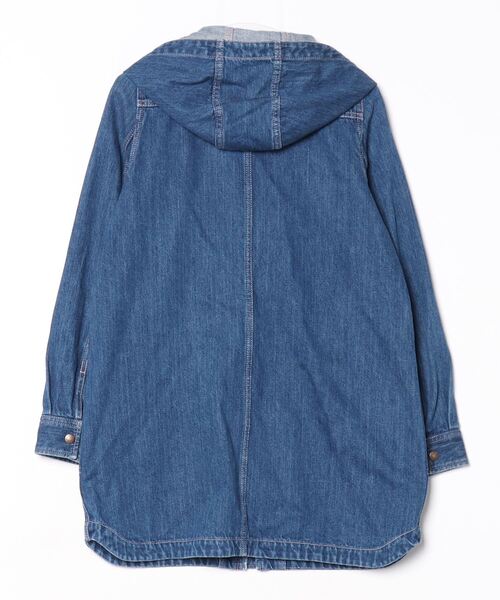 「X-girl」 コート 2 ブルー レディース_画像2