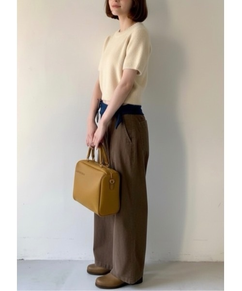 SALTMINT パンツ ツイルワイドユーティリティパンツ レディース メンズ