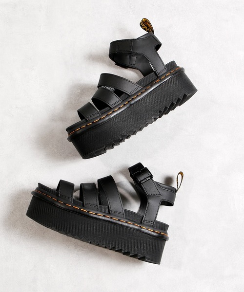 Dr.Martens サンダル 23cm Dr.Martens（ドクターマーチン） フラットサンダル 23cm ブラック