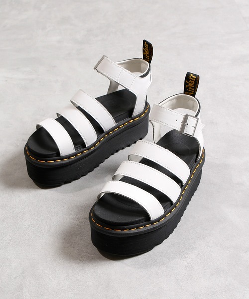 Dr.Martens サンダル 23cm Dr.Martens（ドクターマーチン） フラットサンダル 23cm ブラック