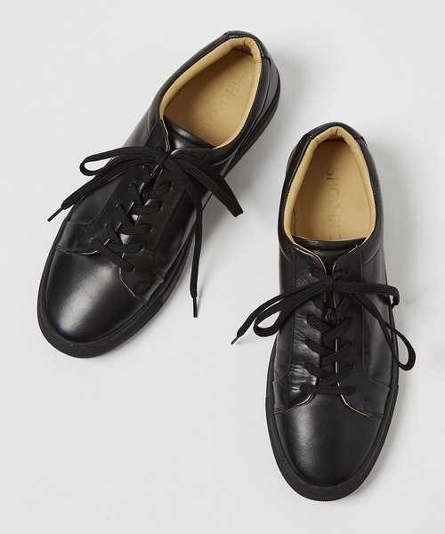 「alfredoBANNISTER」 ローカットスニーカー 39 ブラック メンズ_画像4