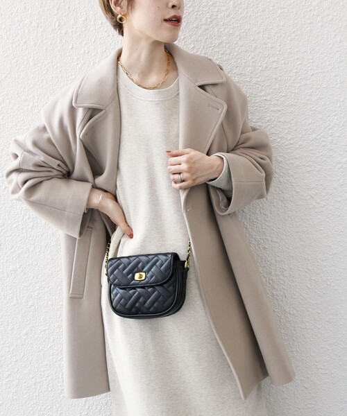 「SHIPS any」 コート 38 ベージュ レディース_画像9