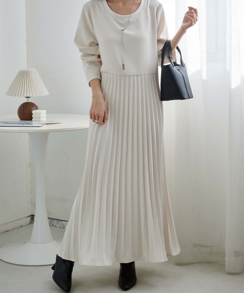 MAISON DE THERESE（メゾン ド テレーズ） ワンピース プリーツ加工