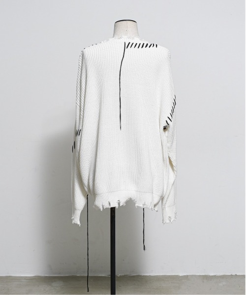 「REFLEM」 長袖ニット FREE ホワイト レディース_画像4