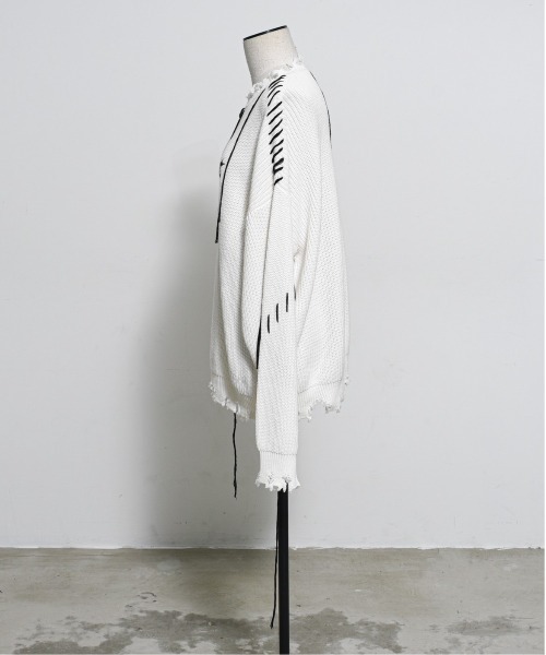 「REFLEM」 長袖ニット FREE ホワイト レディース_画像5