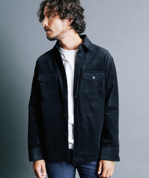 「Magine」 長袖シャツ 44 ブラック メンズ_画像2