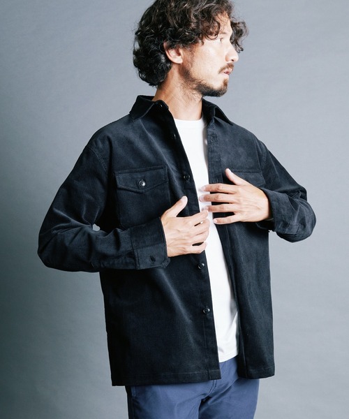 「Magine」 長袖シャツ 44 ブラック メンズ_画像5