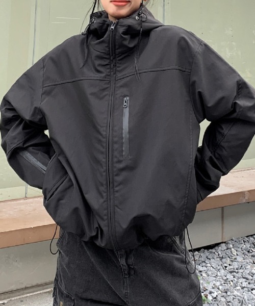 「SEN TOKYO」 マウンテンパーカー M ベージュ レディース_画像8