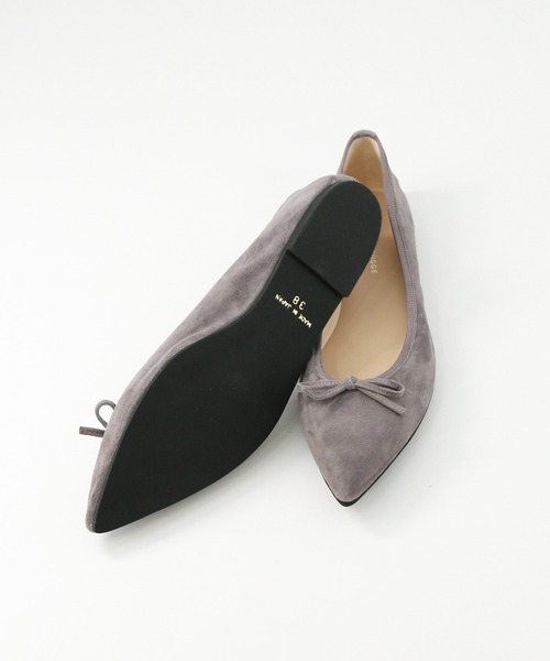 「ATELIER BRUGGE」 フラットパンプス 37 グレー レディース_画像5