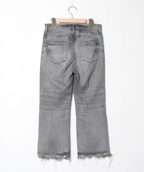 「upperhights」 デニムパンツ 24 グレー レディース_画像2