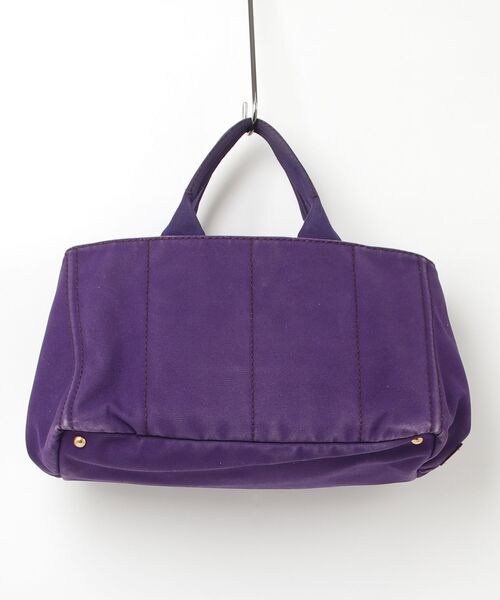 ハンドバッグ　PRADA カナパシティ PRADA（プラダ） カナパ ハンドバッグ - パープル レディース