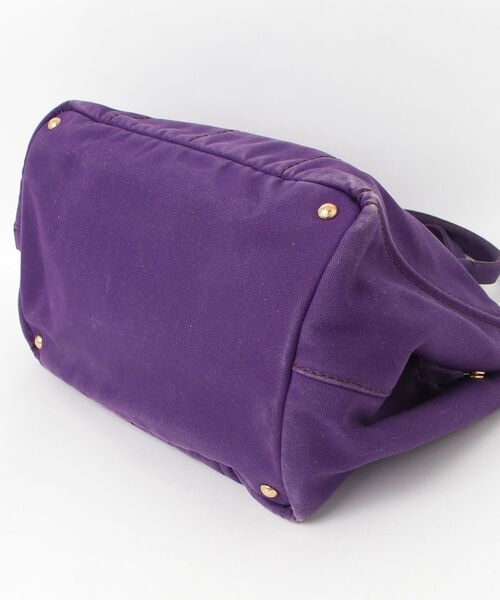 PRADA（プラダ） カナパ ハンドバッグ - パープル レディース