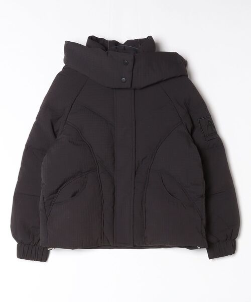 フード付きダウンジャケット　レディースＳ FREE STYLISTS ダウンコート ダウンジャケット フード付きダウン