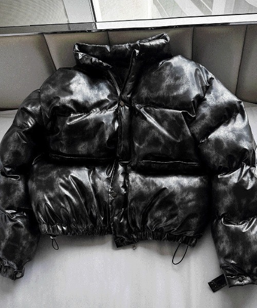 COSYHARU（コシハル） ダウンジャケット ダウン メタルカラーセミ