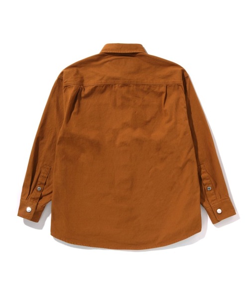 A BATHING APE（アベイシングエイプ） シャツ BATHING APE LOGO CANVAS