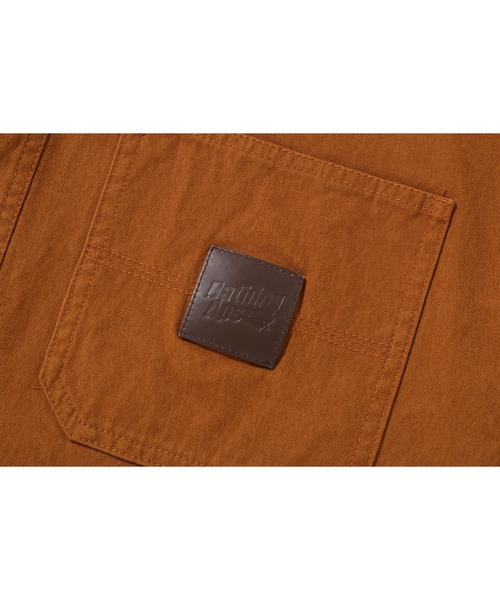 シャツ BATHING APE LOGO CANVAS LS WORK SHIRT メンズの画像