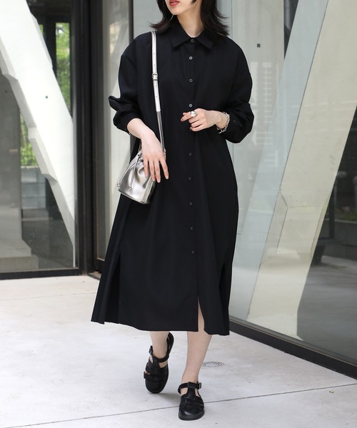 「MAISON BREEZE」 長袖ワンピース FREE ベージュ レディース_画像8