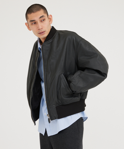 journal standard ゴートレザーブルゾン　M JOURNAL STANDARD（ジャーナルスタンダード） ブルゾン アウター